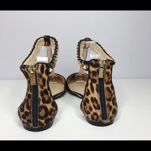 Banana Republic Leopard Studded T-Strap Flats - Picture 5 of 5